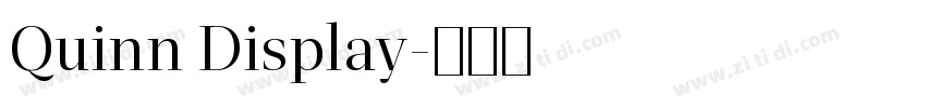 Quinn Display字体转换